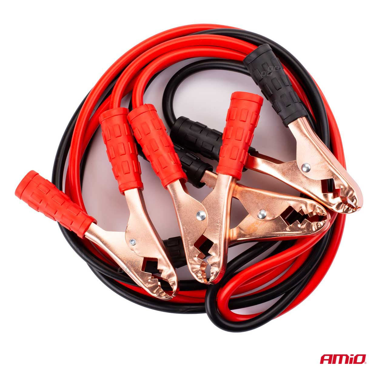 Amio 600A Startkabels met Geïsoleerde Handvatten - 4 Meter Kabels