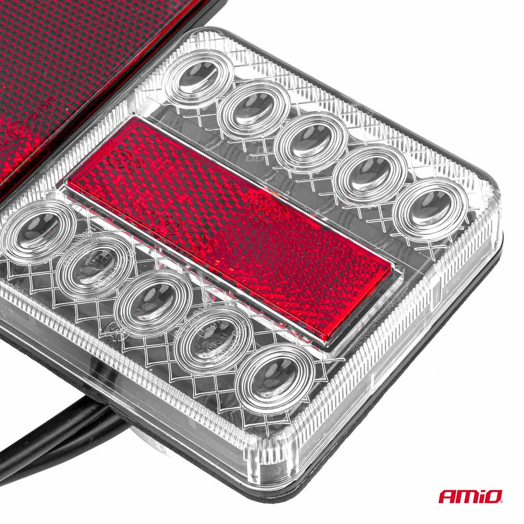 LED aanhanger verlichtingsset - 7-Polig / magnetisch / met reflectoren