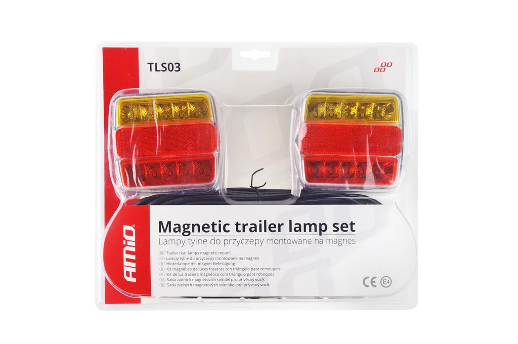 LED aanhanger verlichtingsset - 7-Polig / magnetisch / met reflectoren