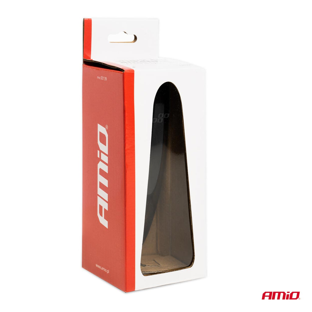 Amio Universele Haaienvin antenne / Sharkfin / Auto shark antenne - Zwart