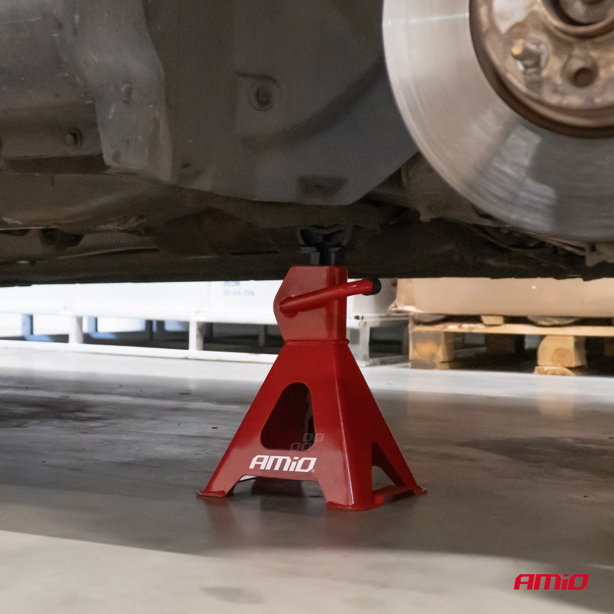 Amio Assteunen kriksteunen jack stands - verstelbaar 275-415mm (2 stuks)