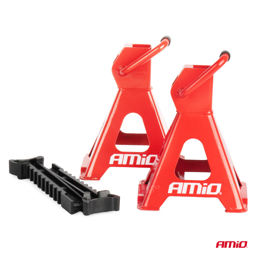Amio Assteunen kriksteunen jack stands - verstelbaar 275-415mm (2 stuks)