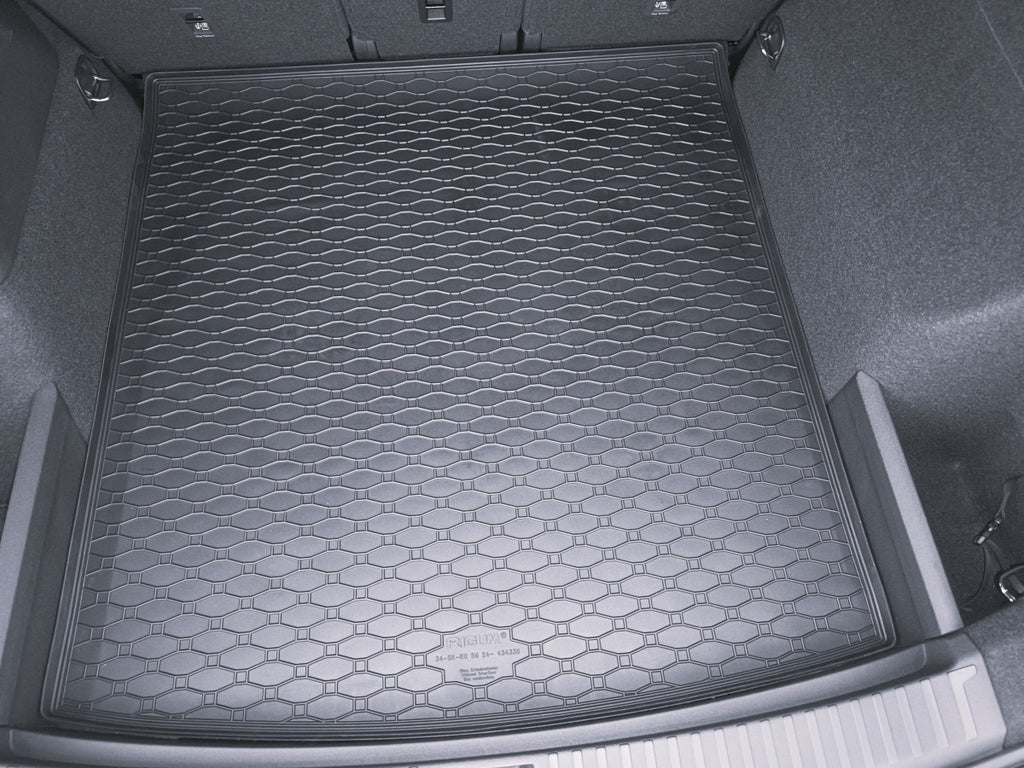 Kofferbakmat voor Skoda Kodiaq (ook MHEV/PHEV) (vanaf 2024), en Volkswagen Tayron (ook MHEV/PHEV) (vanaf 2025) - Rubber