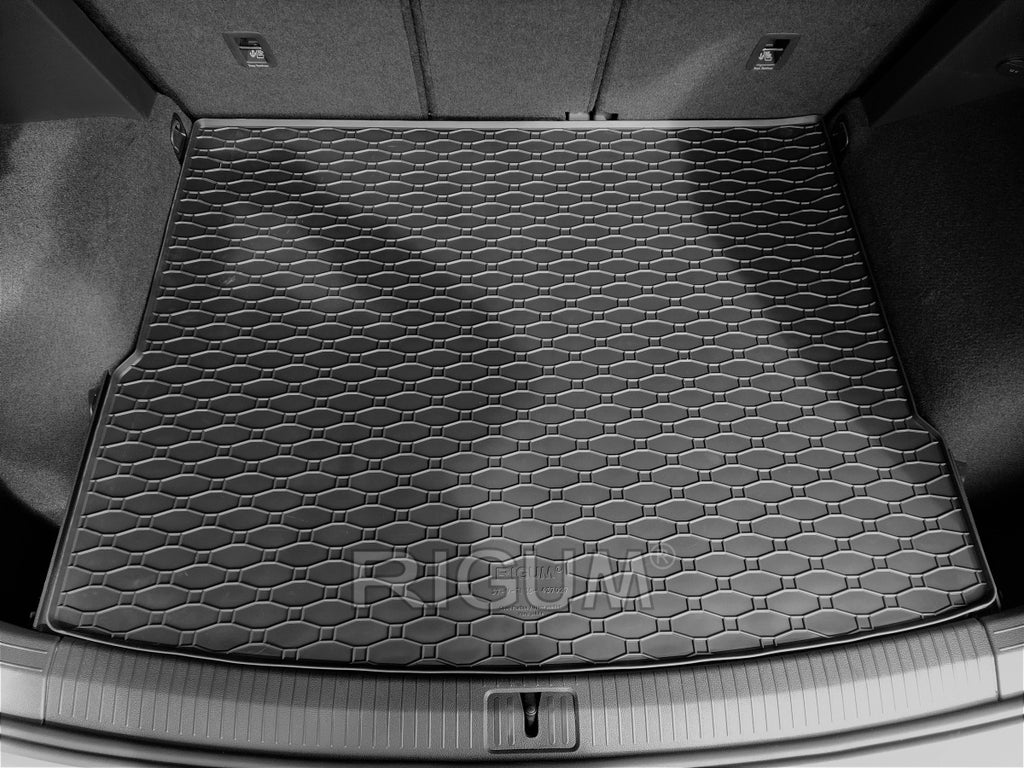 Kofferbakmat voor Volkswagen Tiguan 2 (2016-2024), hoge laadvloer - Rubber