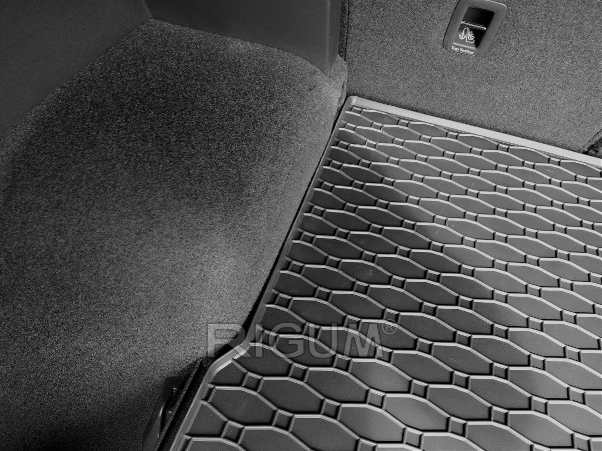 Kofferbakmat voor Volkswagen Tiguan 2 (2016-2024), hoge laadvloer - Rubber