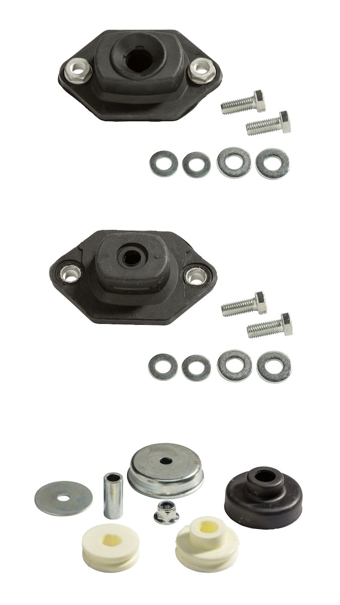 Veerpootlager achterzijde BMW 1-serie E81/E87 en 3-Serie E90,E91,E92,E93 - Set van 4 stuks