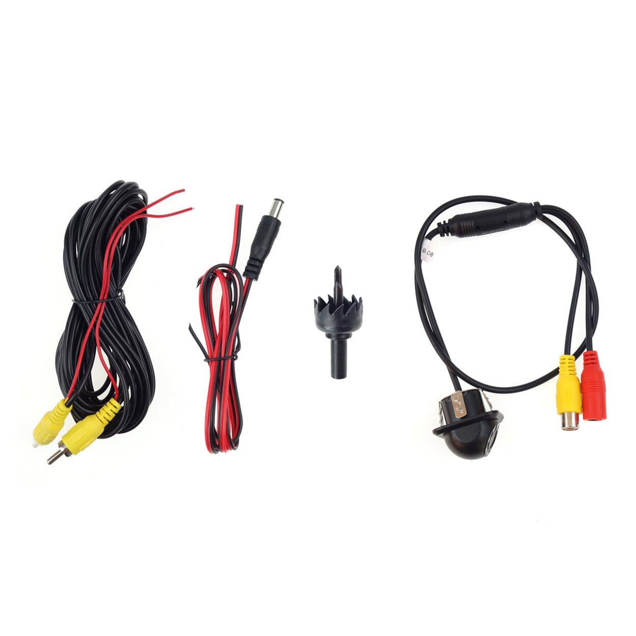 Achteruitrij inbouw camera (18mm) met night vision - HD-305