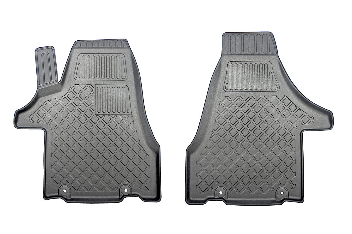 3D Automatten voor Volkswagen T5, T6 en T6.1 (2003-2024) - TPE-Rubber - 2-delig