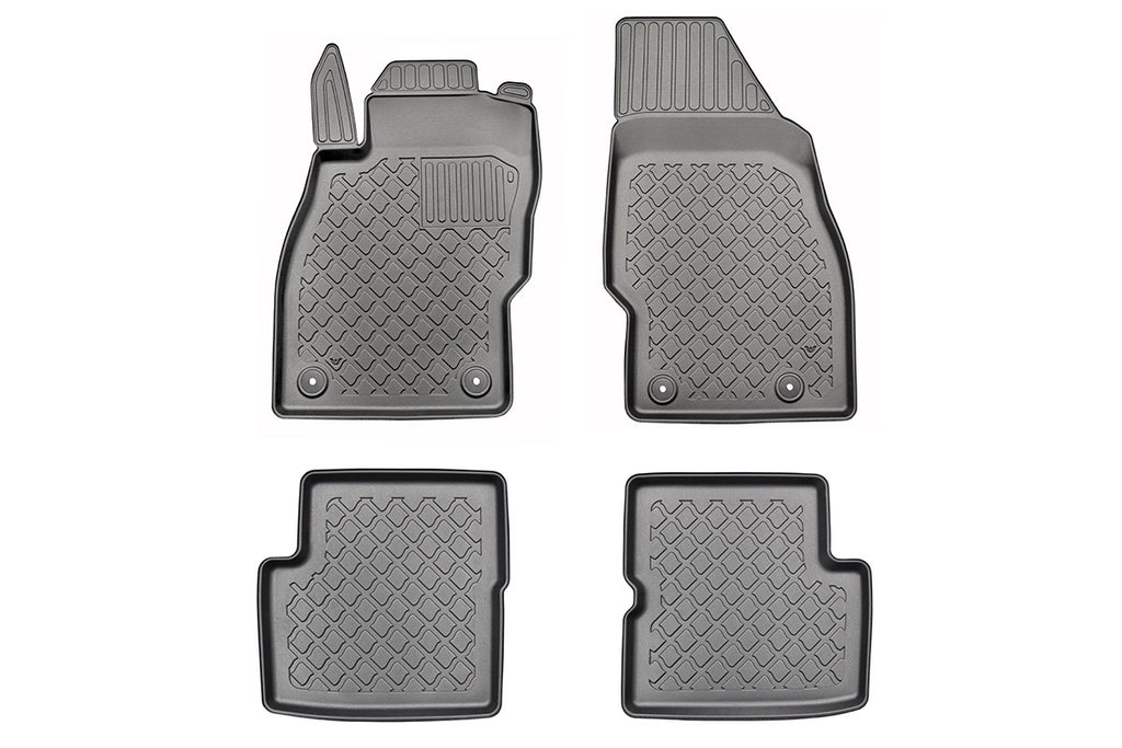 3D Automatten voor Opel Corsa D en Corsa E (2006-2019) - TPE-Rubber - 4-delig
