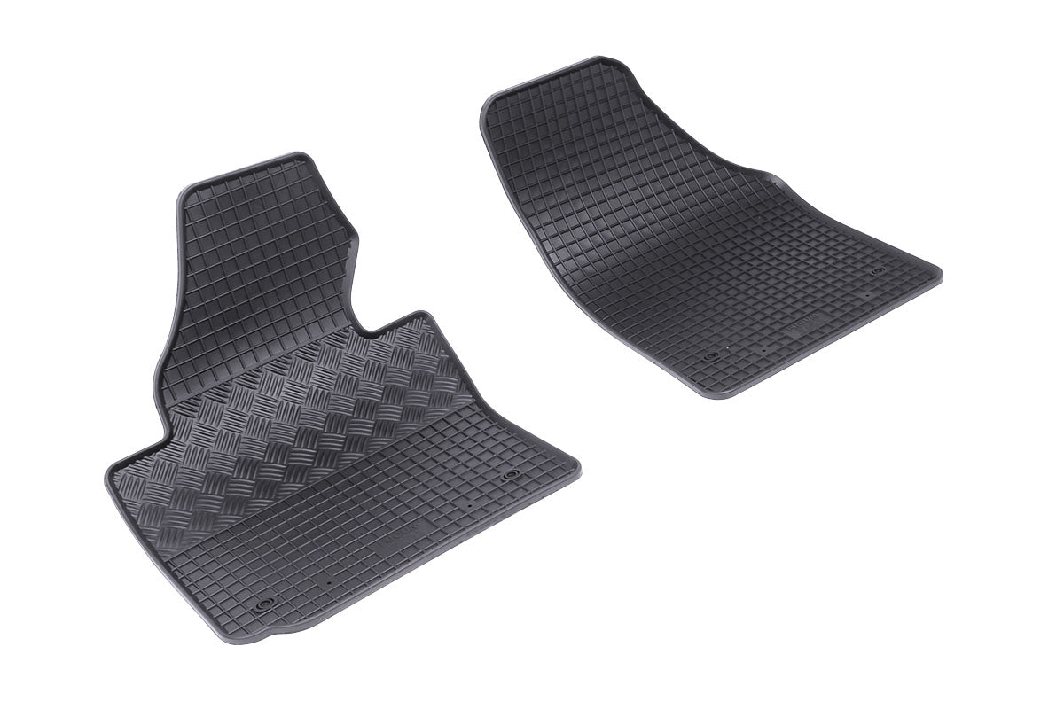 Automatten voor Volkswagen Caddy 3 (2K) (2003-2010) - 2-delig - Rubber
