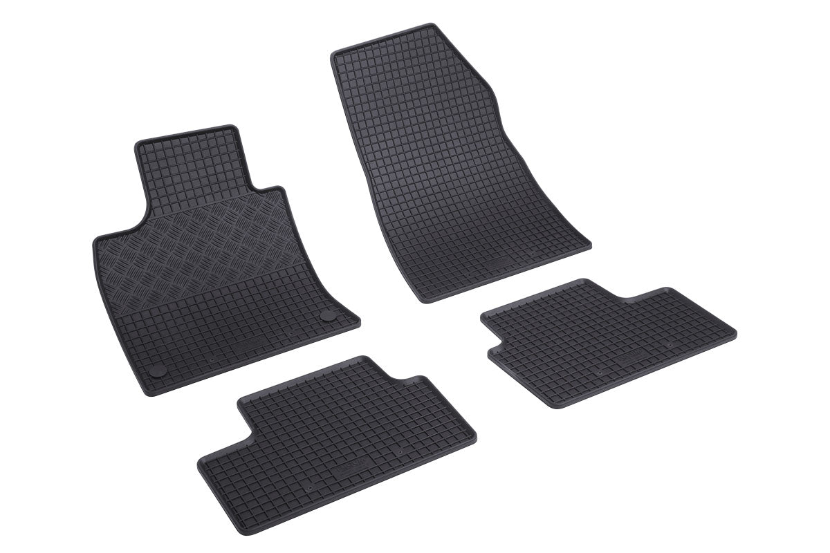 Automatten voor Mitsubishi Colt (vanaf 2024), Renault Clio 5 (vanaf 2019) - 4-delig - Rubber