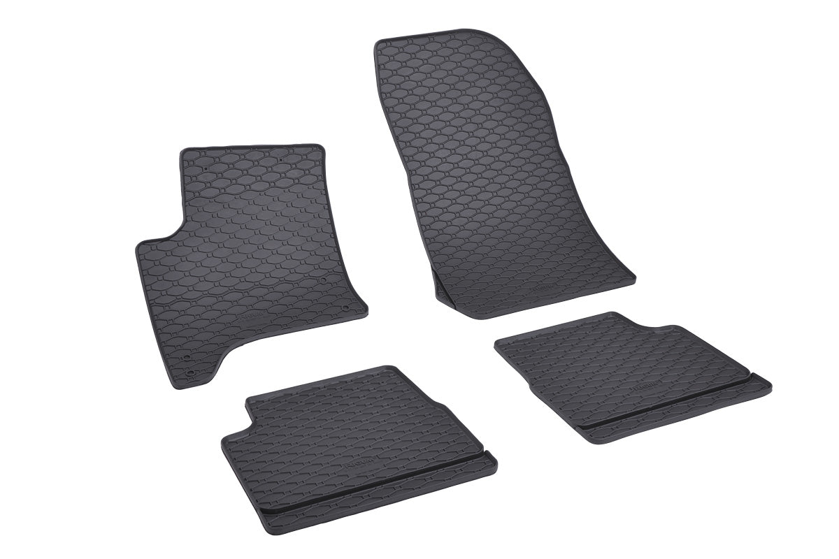 Automatten voor Peugeot 208 MHEV, Fiat 600 MHEV, Jeep Avenger MHEV, Peugeot 2008 MHEV, Citroen C4 MHEV, Opel Mokka/Mokka MHEV, Alfa Romeo Junior Ibrida (2024-heden) - 4-delig - Rubber