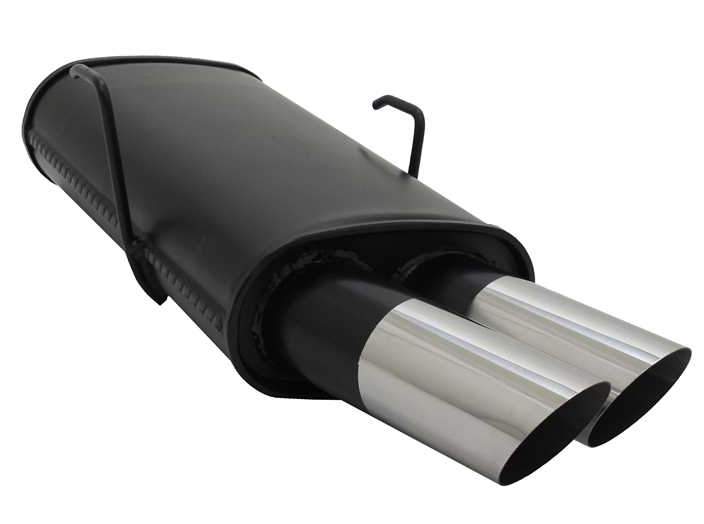 Novus einddemper voor Peugeot 106 - 2 x 76mm - MS-Design