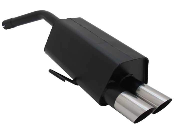 Novus einddemper voor Alfa Romeo 156, 156 Sportwagon, GT - 2x76 mm - MS-Design