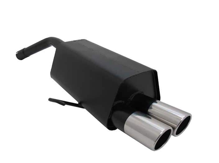 Novus einddemper voor Alfa Romeo 156, 156 Sportwagon, GT - 2x76 mm - SR-Design