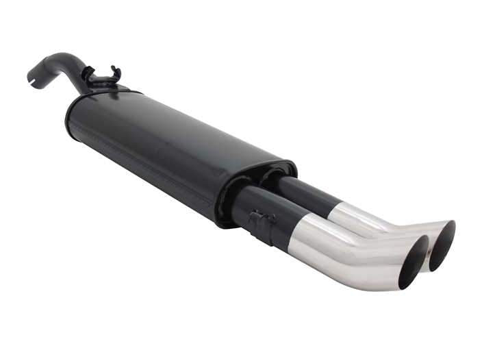Novus einddemper voor Vw Golf 2 - 2x76 mm - DTM