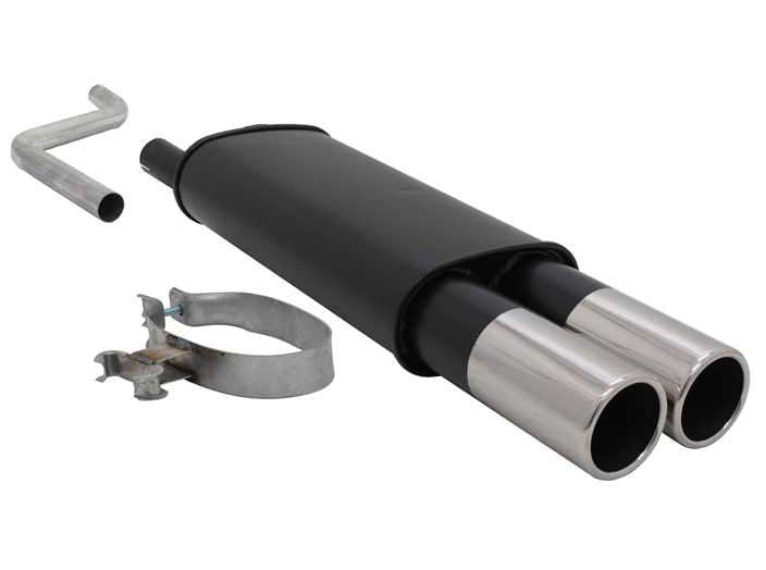 Novus einddemper voor Vw Polo 2, Polo 3 - 2 x 90mm - M-Design