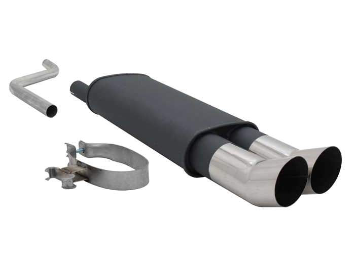 Novus einddemper voor Vw Polo 2, Polo 3 - 2 x 90mm - DTM