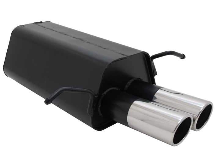 Novus einddemper voor Mercedes C-Klasse - 2x76 mm - SR-Design