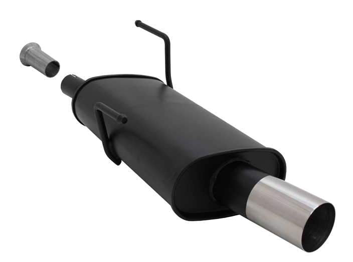 Novus einddemper voor Peugeot 206, 206CC - 1x76 mm - RL-Design