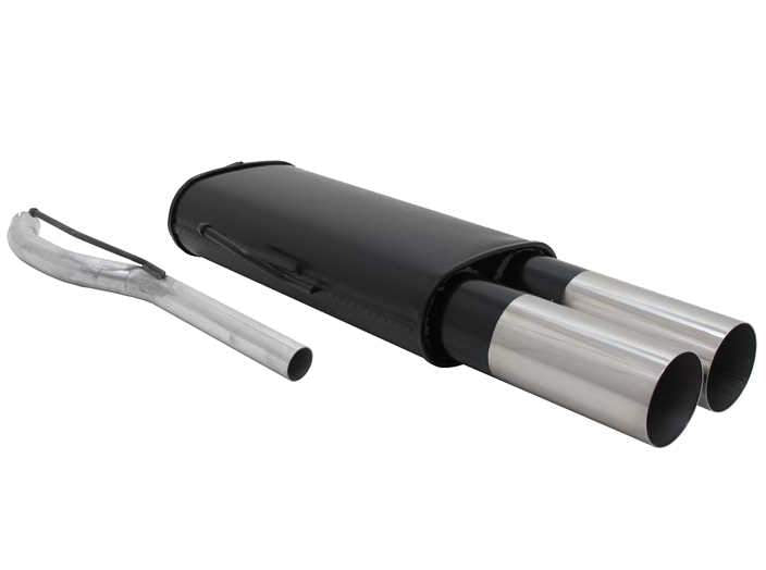 Novus einddemper voor Vw Passat Sedan, Passat Station (35i) - 2 x 76mm - RL-Design