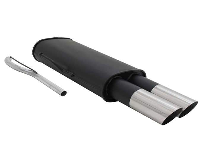 Novus einddemper voor Vw Passat Sedan, Passat Station (35i) - 2 x 76mm - MS-Design