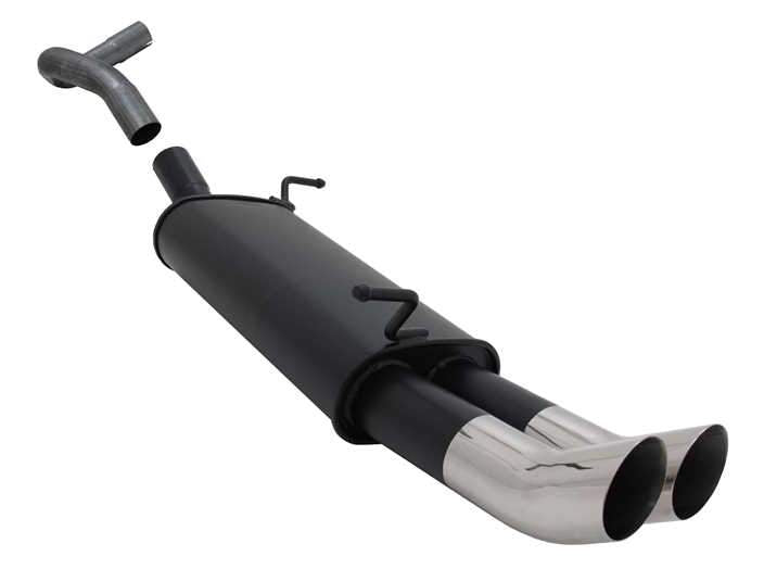 Novus einddemper voor Seat Ibiza 6L 2002-2008 - 2x76 mm - DTM