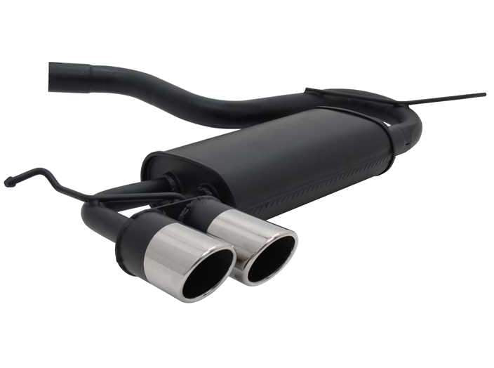 Novus einddemper voor Audi A3 8P, Vw Golf 5, Golf 6, Scirocco - 2x76 mm - SR-Design