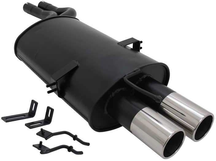 Novus einddemper voor Bmw 3-Serie E46 Sedan, Coupe, Touring - 2x76 mm - M-Design