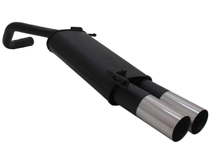 Novus einddemper voor Vw Polo 5, Polo 5 Facelift - 2x90 mm - RL-Design