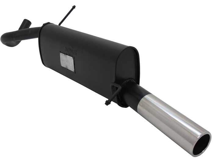 Novus einddemper voor Vw Polo 6R vanaf 2009 - 1x76 mm