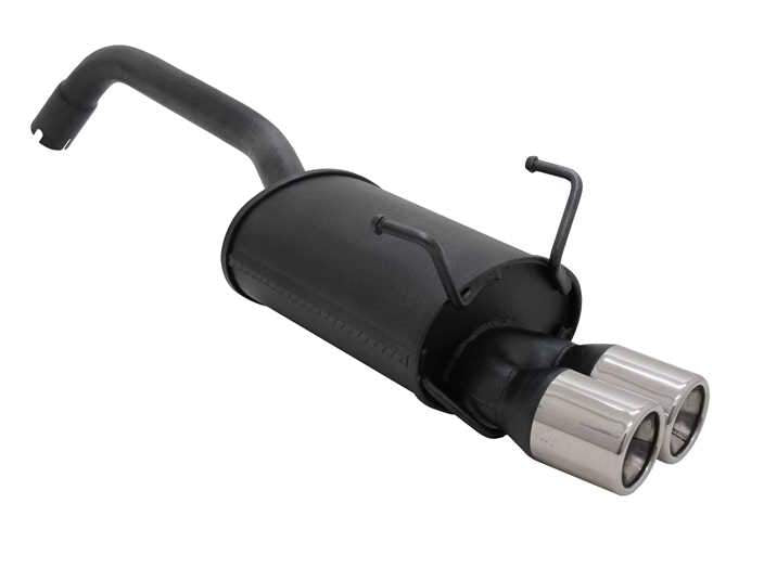 Novus sporteinddemper Fiat 500 (type M312) vanaf 2007 - 2x76 mm - M-Design