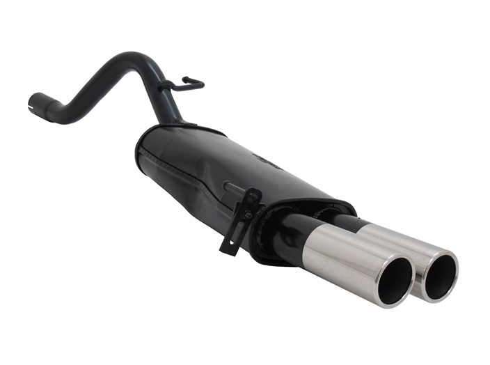 Novus einddemper voor Fiat Grande Punto en Punto Evo - 2x76 mm - M-Design