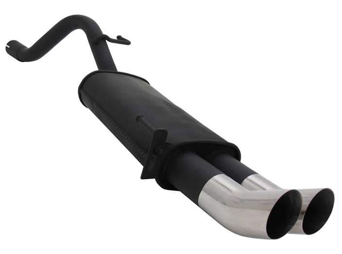 Novus einddemper voor Fiat Grande Punto en Punto EVO - 2x76 mm - DTM