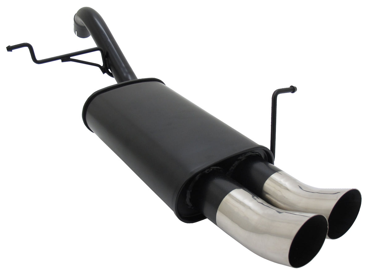 Novus einddemper voor Ford Fiesta MK6 (JA8) vanaf 2008 - 2x76 mm - DTM-Design - A5412ED76