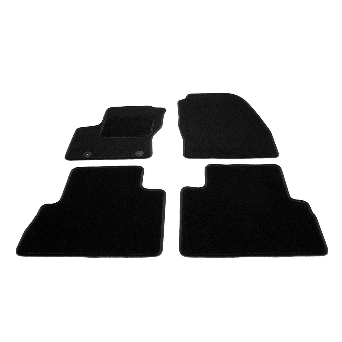 Automatten voor Ford C-Max 2 (2011-2018) (afstand bevestiging 26cm) - Naaldvilt - 4-delig - Complete set