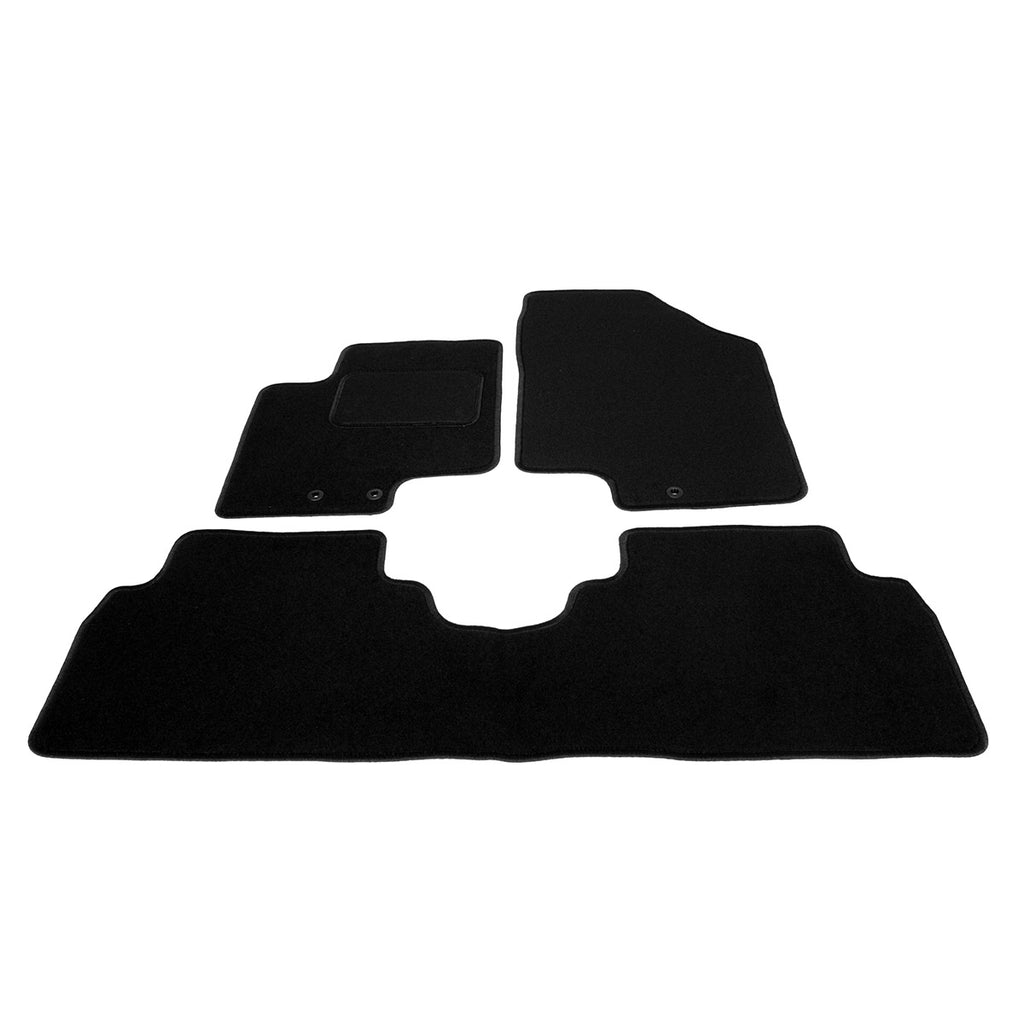 Automatten voor Kia Venga (2009-2019) en Hyundai iX20 (2010-2019) - Naaldvilt - 4-delig - Complete set