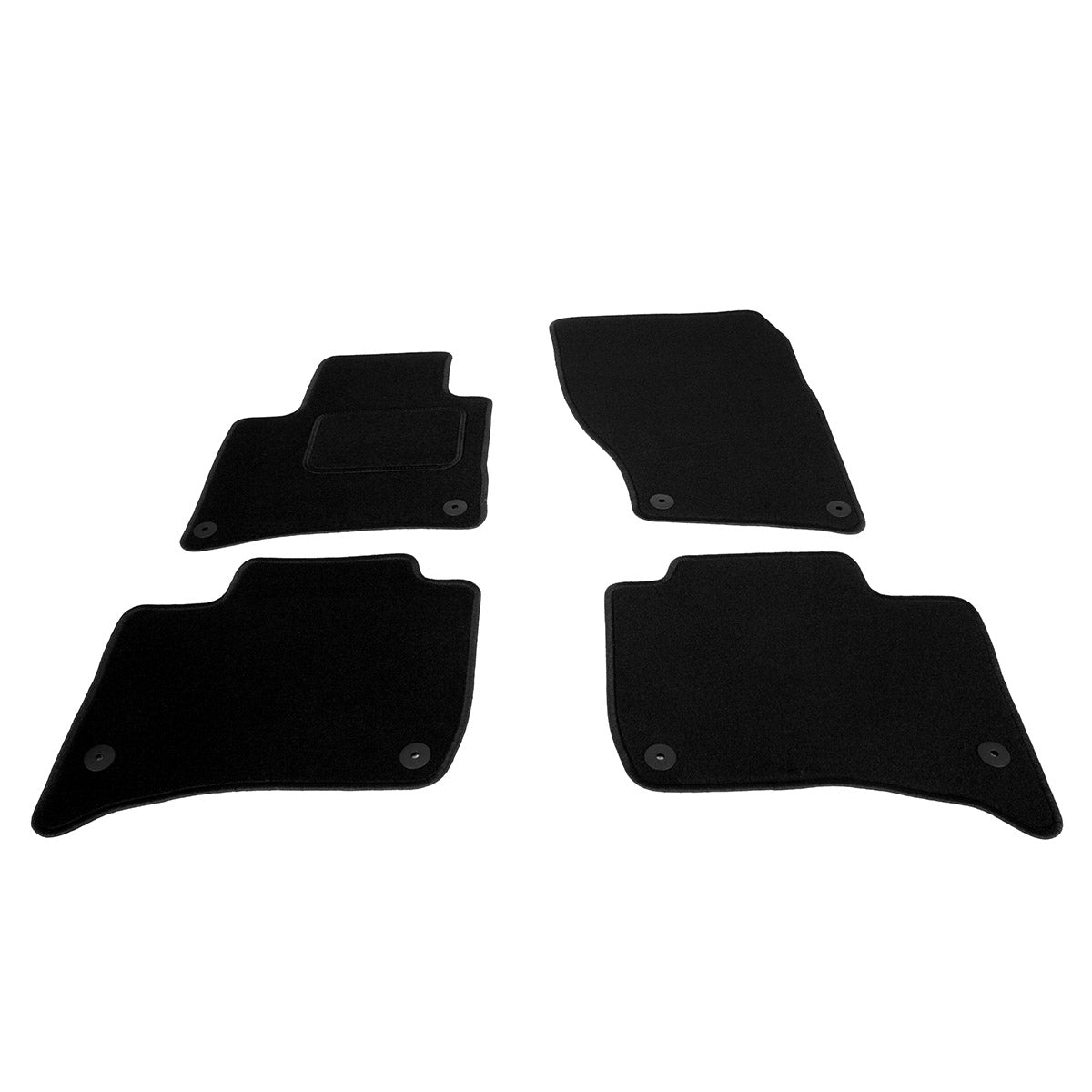 Automatten voor Vw Touareg (2010-2018) - Naaldvilt - 4-delig - Complete set