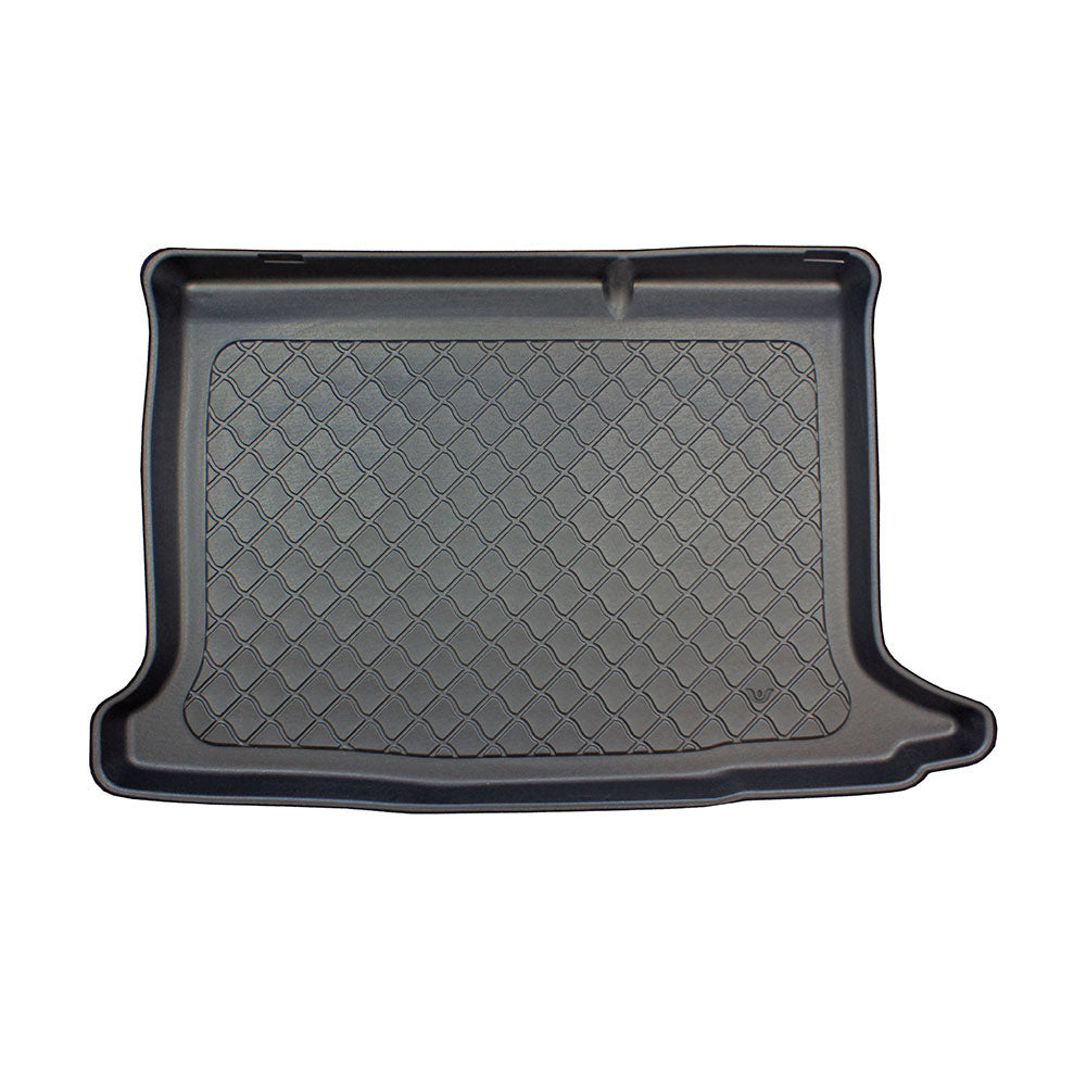 ELMASLINE 3D Rubberen Matten + Kofferbakkuip – Voor Dacia Sandero 2 (2012-2020) – Hoge Rand 5 Cm – Antislip