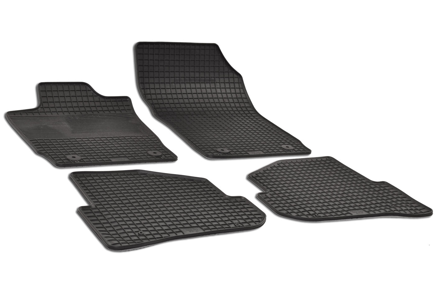 Rubber automatten voor Audi A1 8X 2010-2018 - Rubber - 4-delig - Complete set
