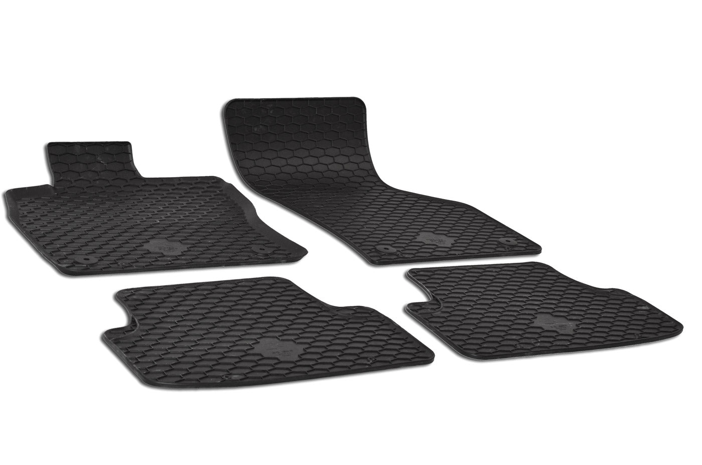 Rubber automatten voor Audi A3 8V, A3 8Y, Seat Leon 5F, VW Golf 7, Golf 8 - Rubber - 4-delig - Complete set