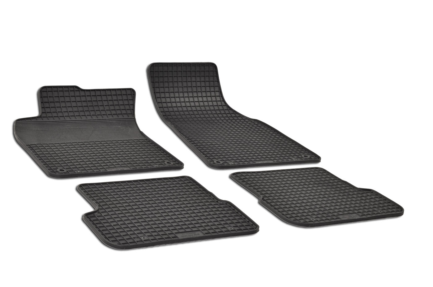 Rubber automatten voor Audi A6 C6 3/2006-2011 - Rubber - 4-delig - Complete set