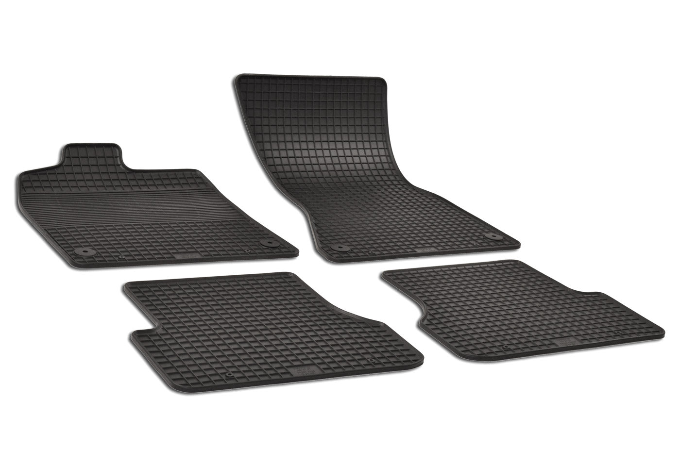 Rubber automatten voor Audi A6/A7 C7 vanaf 2011 - Rubber - 2-delig - Alleen voor