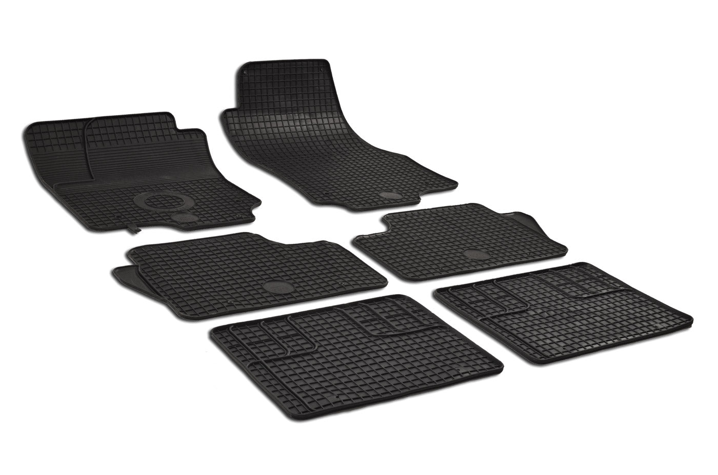 Rubber automatten voor Opel ZAFIRA B 2005-2010 - Rubber - 4-delig - Complete set