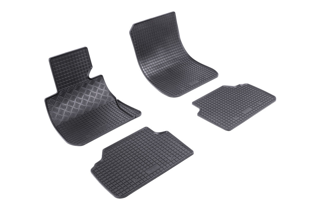 Rubber automatten voor BMW 3 Serie (E90) (2004-2011), BMW 3 Serie Touring (E91) (2005-2012) - Rubber - 4-delig - Complete set