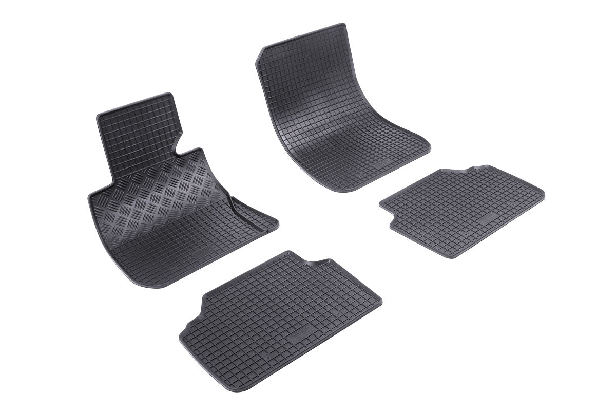 Rubber automatten voor BMW 3 Serie (E90) (2004-2011), BMW 3 Serie Touring (E91) (2005-2012) - Rubber - 4-delig - Complete set