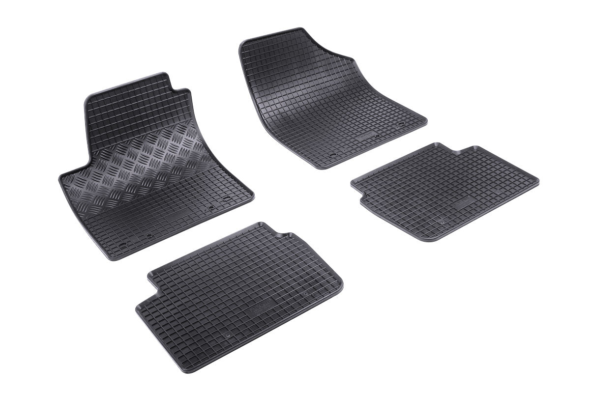 Rubber automatten voor Hyundai i10 (2007-2013) - Rubber - 4-delig - Complete set