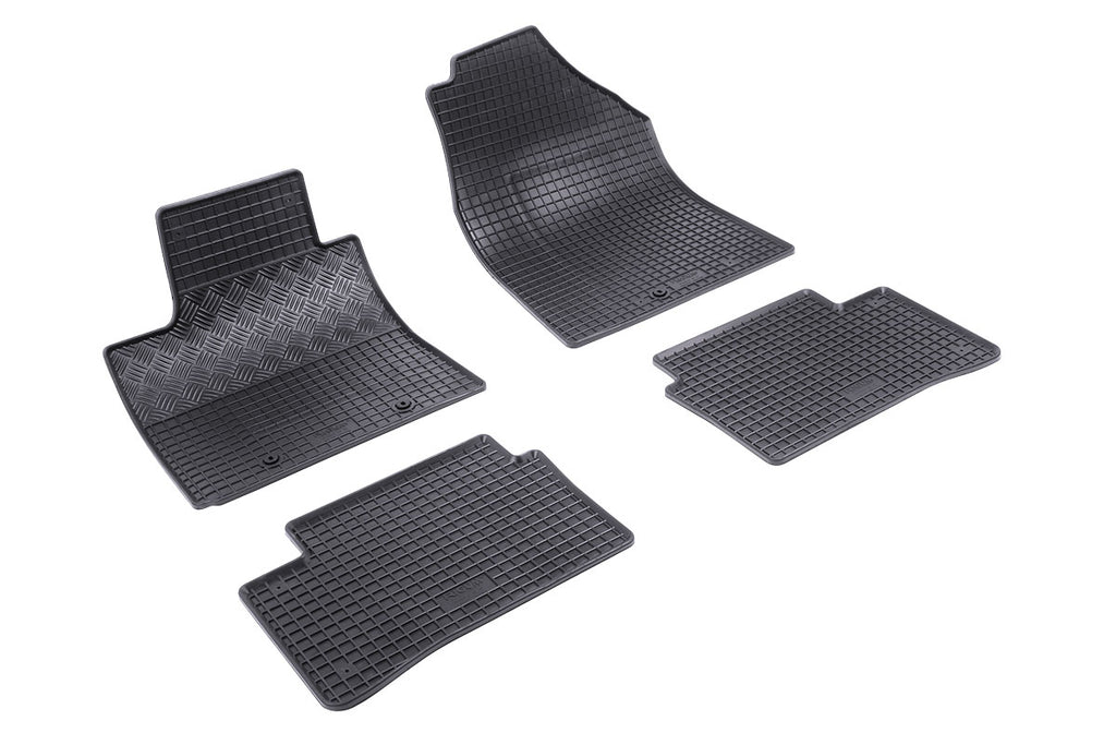 Rubber automatten voor Hyundai i10 (2013-2019) - Rubber - 4-delig - Complete set
