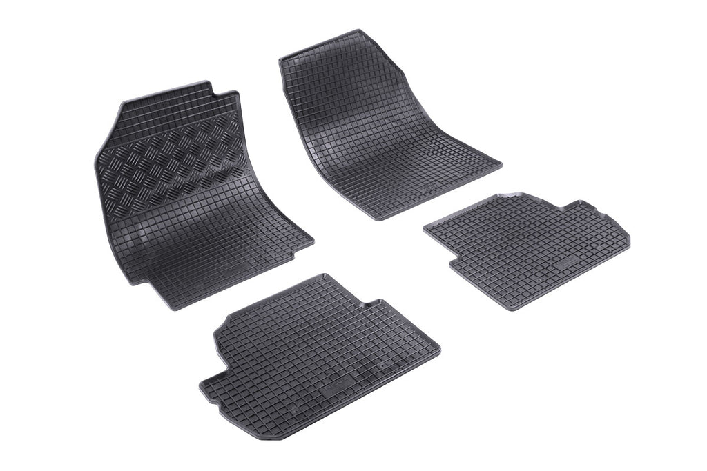 Rubber automatten voor Chevrolet Spark (2010-2013), Chevrolet Spark (2013-2015) - Rubber - 4-delig - Complete set