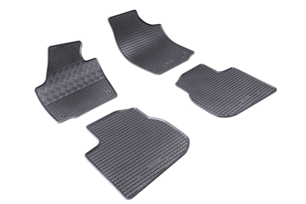 Rubber automatten voor SEAT Toledo (2012-2019) KG, Skoda Rapid (2012-2020) NH